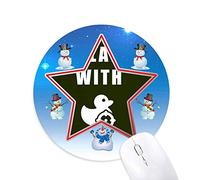 duck cruise bonhomme de neige, tapis de souris série star mat