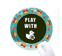 duck cruise tapis de souris souris ronds cadeaux de noël