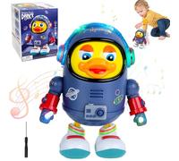 Duck De l'espace Électrique, Jouet Canard Spatial Mignon avec Chant, Jouet Canard Dansant, Robot Tournant avec Lumières et Sons Activités d'Apprentissage Interactives, Cadeaux pour Garçons Et Filles