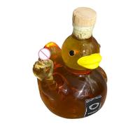 Duck Decanter - Creative Wine Bottle | Duck Liquor Decanter Glass for Whiskey Lovers, Men and Women, Home Family Cabinet Decoration, Unique Bar Accessory, 12x14.5cm