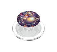 Duck Duck Disco Dance Lover Funny Dancing Rubber Duckie PopSockets PopGrip pour MagSafe