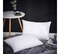 Duck Feather Down Quilt 13.5 Tog Deluxe Duvet | Best Hotel Quality | Super Soft | Warm and Cosy | Anti Allergy | Computer Quilted Construction, Self-fabric piping (Pillow Pair)