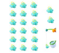 Duck Fishing Toy, Kids Bath Toys, Floating Carnival Game Set, Sensory Development Activity, 20-Piece Educational Water Play Kit for Baby Boys and Girls Party Fun, 2.76x2.36 inches