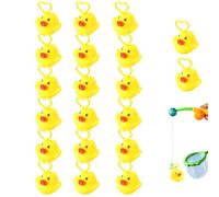 Duck Fishing Toy - Lot de 20 jouets de bain pour enfants - 200 g - En ABS - 2,76 x 2,36 pouces - Jeu de carnival amusant pour enfants, garçons, filles, fête de développement sensoriel