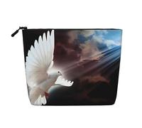 Duck Fly Upon River Trousse de toilette pour femme à motif simple couche, convient pour le rangement quotidien, les voyages et les voyages d'affaires., Dove Sun Art, Taille unique