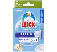 Duck Fresh Discs Base pour disques de gel nettoyant WC Parfum marin 1 applicateur et 6 tampons