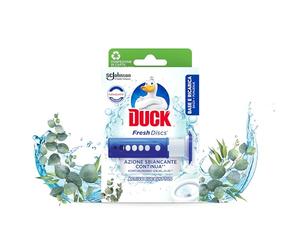 DUCK FRESH DISCS GEL WC BASE + RICARICA ASSORTITO : Eucalyptus - Lavande