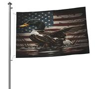 Duck Hunting USA Drapeau Welcome Garden Flag Double Face 2x3 Outdoor Flags, for Yard Patio Lawn Room Outside