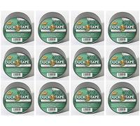 Duck Lot de 12 rubans adhésifs Argenté 50 mm x 5 m