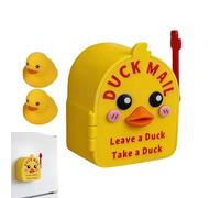 Duck Magnetic Mailbox, Cruise Door Sign, 3D Printed Decor, Double Duck Design for Family Sailor Kids Cabin Wall Pool Birthday Spring Party Use Fun Cruise Ship Decoration Board