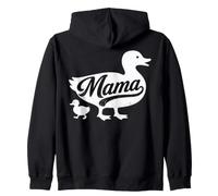 Duck Mom Art for Mom Mother Duckling Ducky Farmer Duck Mom Sweat à Capuche