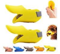 Duck Muzzle for Dogs, Duck Muzzle, Dog Muzzles to Prevent Biting Chewing Barking, Cute Duckbill with Adjustable Muzzle Small and Medium Dog Muzzle(D,M)