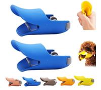 Duck Muzzle for Dogs, Duck Muzzle, Dog Muzzles to Prevent Biting Chewing Barking, Cute Duckbill with Adjustable Muzzle Small and Medium Dog Muzzle(C,L)