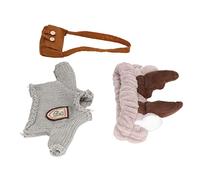 Duck Plux Toy Vêtements, Set 3 Pieds Duck Plux Toy Vêtements Lavable de Canard Moelleux Lavable de Canard DIY Match (Type G)