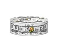 Duck Pro Ruban adhésif robuste pour des réparations durables, 5,1 cm de large (4,8 cm x 49,7 m) de qualité performance avec dos imperméable, blanc, 1 rouleau