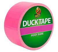 Duck Ruban adhésif coloré, noyau de 7,6 cm, 4,8 cm x 13,7 m, rose fluo