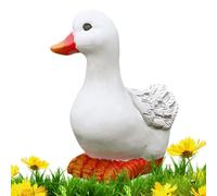 Duck Statue - Resin Cute Resin Realistic Figurine, Decorative Duck Garden Ornament with Detailed Craft Design, Garden Sculpture for Landscaping Porch Yard Lawn Front Indoor House Farmhouse Patio Deck