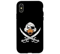 Duck Stuff Maillot de Bain pour Homme Motif Canard Pirate Coque pour iPhone X/XS