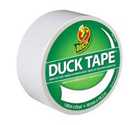 Duck Tape Cloth Tape Plain White Repair, Craft, Personalise, Decorate & Learning 48mm x 18.2m
