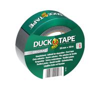 DUCK TAPE original 106-00 - Bande adhésive de tissu - Pour réparer, fixer et renforcer - Dimensions : 50 m - Couleur argent