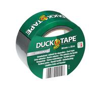 DUCK TAPE original 106-03 - Bande adhésive de tissu - Pour réparer, fixer et renforcer - Dimensions : 50mm x 25m - Couleur argent