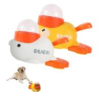 Duck Treat Dispenser, Duck Dog Food Dispenser, Interactive Dog Food Dispenser Toy, 2-in-1 Interactive Toy & Slow Feeder, for Small and Medium Dogs (Mix)