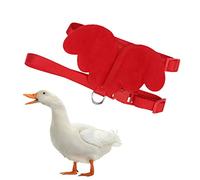 Duck Walking Harness and Lash Ducks Traction Corde Strap de Poitrine Réglable Accessoires de Canard à L'Extérieur de la Marche de Marche pour Les Canards, Les Poulets, Les Oies (S)