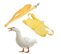 Duck Walking Harness and Lash Ducks Traction Corde Strap de Poitrine Réglable Accessoires de Canard à L'Extérieur de la Marche de Marche pour Les Canards, Les Poulets, Les Oies (XS)