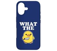 Duck with Knife What The Duck Coque pour iPhone 17