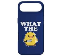 Duck with Knife What The Duck Coque pour iPhone Air