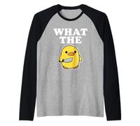 Duck with Knife What The Duck Manche Raglan