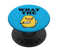 Duck with Knife What The Duck PopSockets PopGrip Adhésif