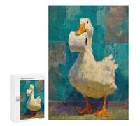 Duck with Toilet Paper Roll Puzzle 300 Pièces Educa Jouet en Bois Cadeau Unique Décoration Intérieure Jeu Éducatif Challenge Toy Adultes Et Enfants À Partir De 14 Ans 300 PCS