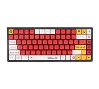 DucKey Evangelion Keycap Set, EVA 00/01/04/08 PBT Dye-Sub DSA Profile Anime Keycap pour Clavier De Jeu Mécanique À Commutateur MX (Color : EVA-02, Size : DSA)