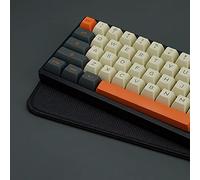 DucKey Tapis De Clavier, Repose-Poignet en Caoutchouc Antidérapant Coussin D'épaisseur 6mm pour 60% 65% 75% 87&TKL Clavier De Jeu Mécanique Personnalisé (Color : Black, Size : 75%)