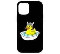 Duckie Casque Viking en Caoutchouc Coque pour iPhone 12/12 Pro