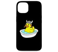 Duckie Casque Viking en Caoutchouc Coque pour iPhone 13