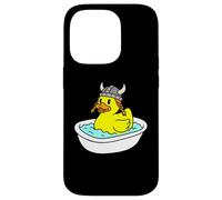 Duckie Casque Viking en Caoutchouc Coque pour iPhone 14 Pro
