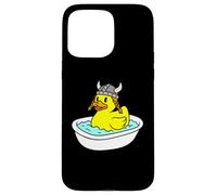 Duckie Casque Viking en Caoutchouc Coque pour iPhone 15 Pro Max