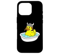 Duckie Casque Viking en Caoutchouc Coque pour iPhone 16 Pro
