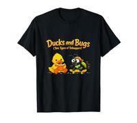 Ducks and Bugs Deux Types de débogueurs Humour T-Shirt