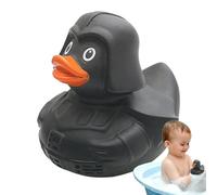 Ducks en Caoutchouc | 3,54 Pouces Ducks Bath Toy | Jeu d'accrochage de Canard pour Le Plaisir du Bain d'halloween, 8,5x9x8cm PVC Black Duck, sûr et Durable pour Les , idéal pour Les décorations