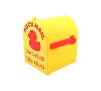 Ducks Magnétiques, Aimant De Porte De Boîte Aux Lettres De Canard En Croisière, Décor De Boîte Aux Lettres De Canard Jaune Drôle, Assez Compact, Placement Facile, 8.2x7,3x9,7 Cm, Pour La Remise Des Di