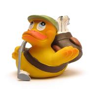 Duckshop Canard de bain - 8 cm, Noir, Caoutchouc, Droite, Jouet pour Adultes, Golfers, Utilisateurs récréatifs