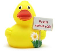 Duckshop Canard de bain « Du bist einfach süß! » I L : 8 cm