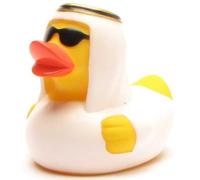 Duckshop Canard de bain Scheich I L : 8 cm I avec porte-clés canard de bain
