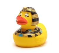 Duckshop Cléopatra Canard de bain I Canard couineur - L : 7,5 cm I avec porte-clés canard de bain en kit