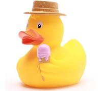 Duckshop I Canard de bain couineur glacé I Canard de bain L9 cm I Cadeau d'été I Cadeau pour enfants I Cadeau gourmand