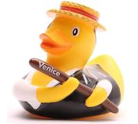 Duckshop I Canard de bain Gondolier Venice I Canard de bain Venise I Canard couineur L : 10 cm I Cadeau pour les fans de voyage I Présent des vacanciers italiens I Pour collectionneurs