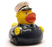 DUCKSHOP I Canard de bain police I Canard de bain policier I L : 7,5 cm I Porte-clés canard en caoutchouc inclus